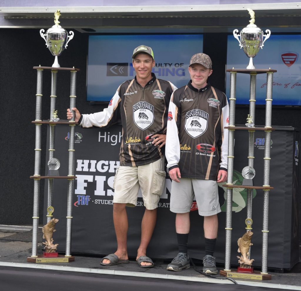 Pennsylvania’s Cicero and Snyder Win High School Fishing World Finals