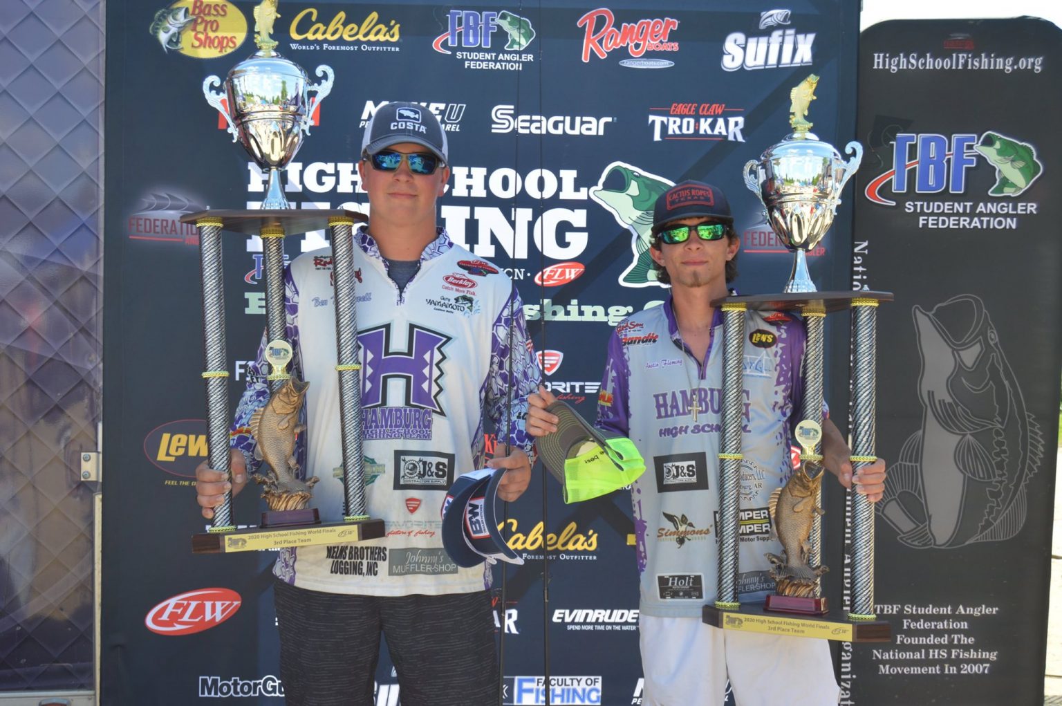 Gramling and Veronee Win SAF High School Fishing World Finals Student